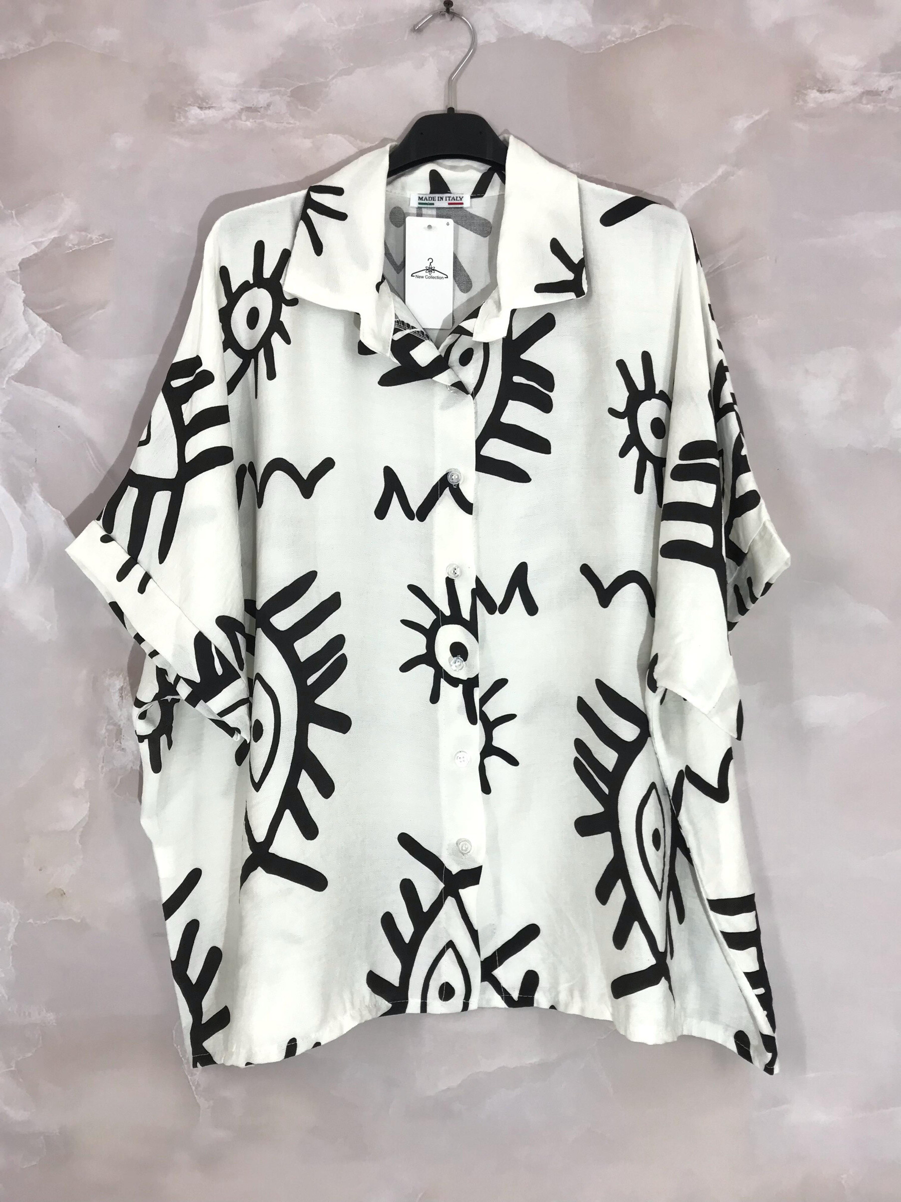 Mayorista D&L CREATION - Mangas cortas impresas de camisa de gran tamaño T40 a T58