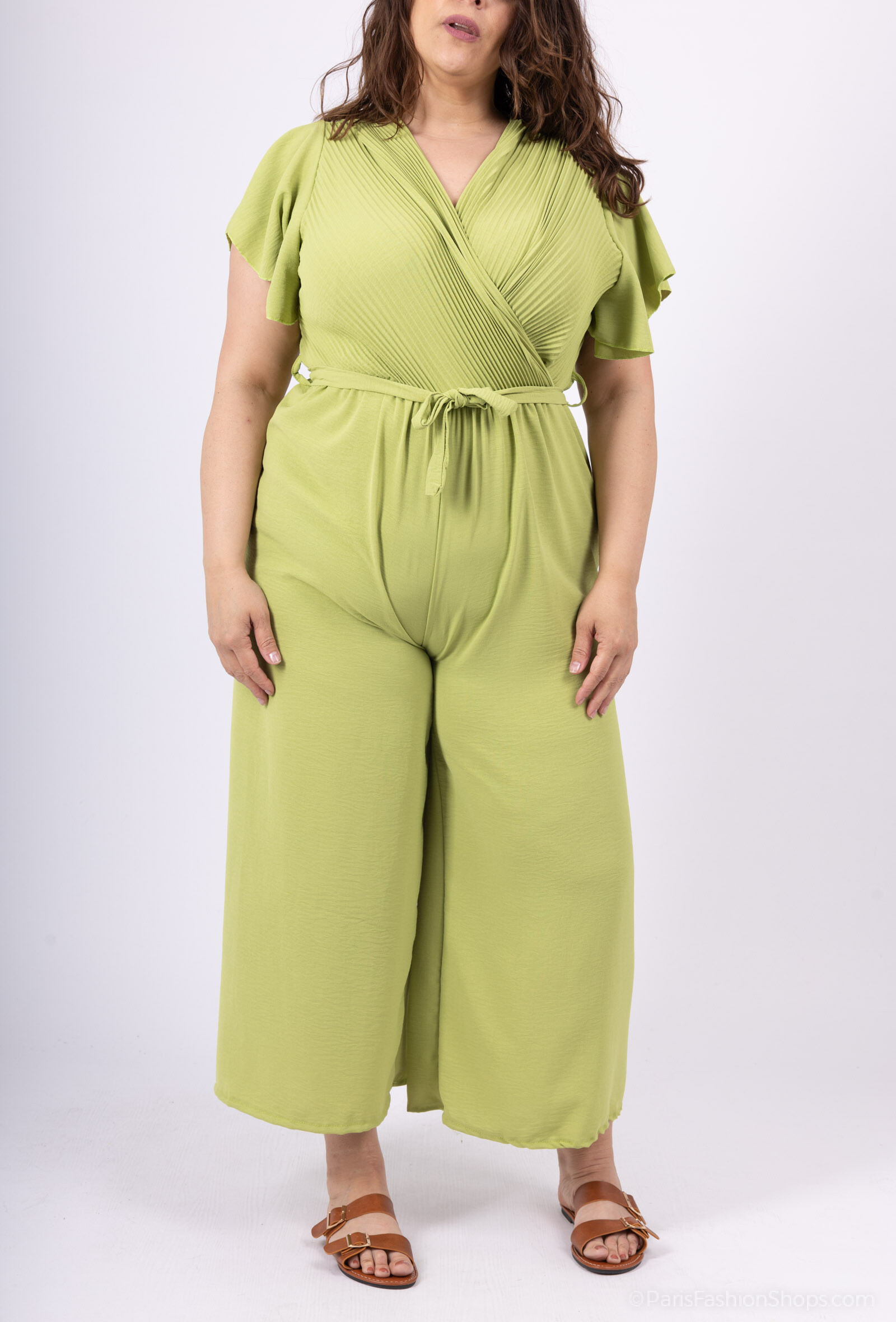 Wholesaler D&L CREATION - Long-size T38 Large Size Cache Dress at T60
