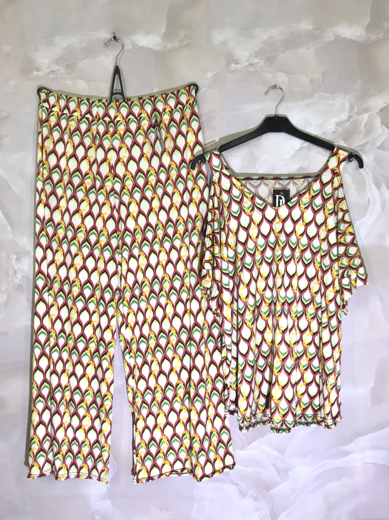 Grossiste D&L CREATION - Ensemble imprimé en crystal, tissu « maillot de bain »