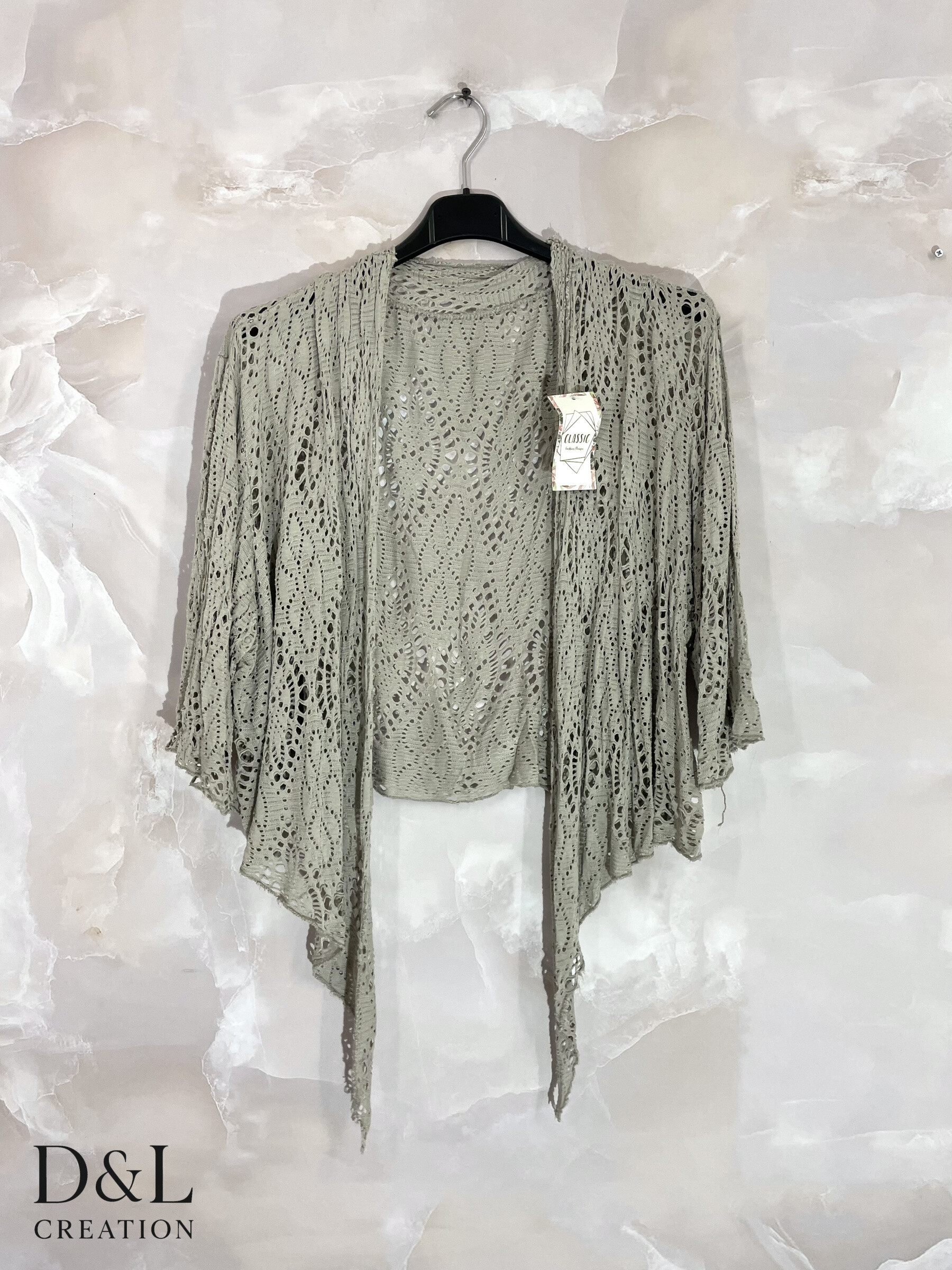 Großhändler D&L CREATION - T38 T54 T54 Lace Bolero Weste