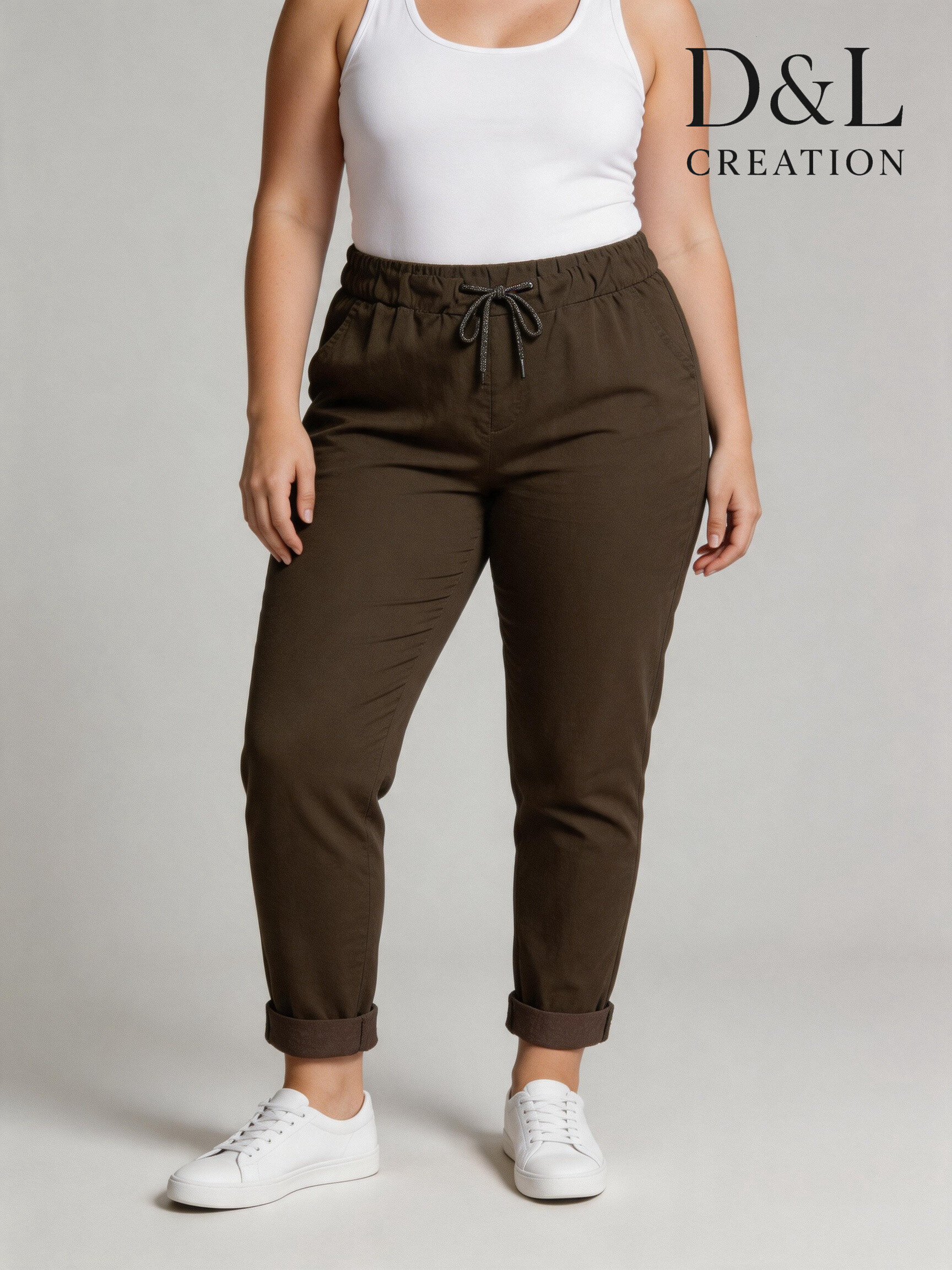 Mayorista D&L CREATION - Pantalón mágico de talla grande con extra elasticidad y bolsillos T40 a T52