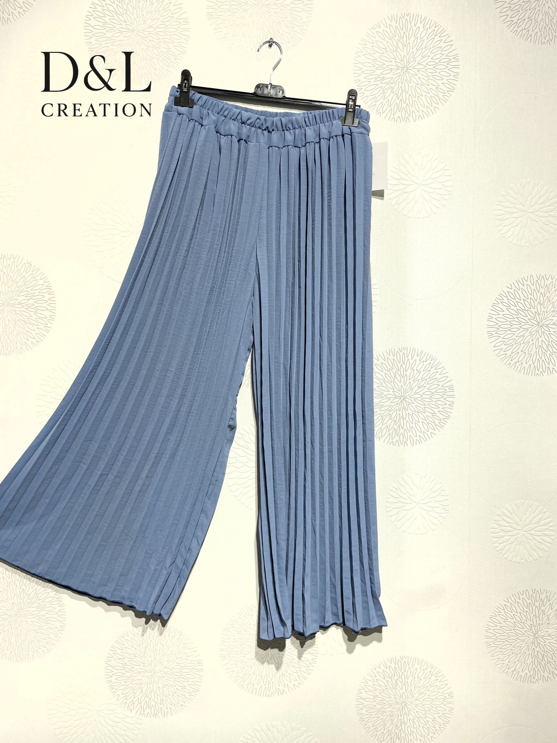 Mayorista D&L CREATION - Pantalones plisados ​​patas anchas T38 en T52
