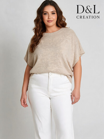 Grossista D&L CREATION - Maglione oversize con maniche a pipistrello taglie 38 a 52 Grossista D&L CREATION - Maglione oversize con maniche a pipistrello taglie 38 a 52