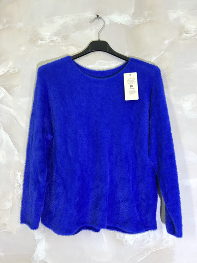 Grossiste D&L CREATION - Pull extra doux stretch effet poils lapin col rond Grossiste D&L CREATION - Pull extra doux stretch effet poils lapin col rond