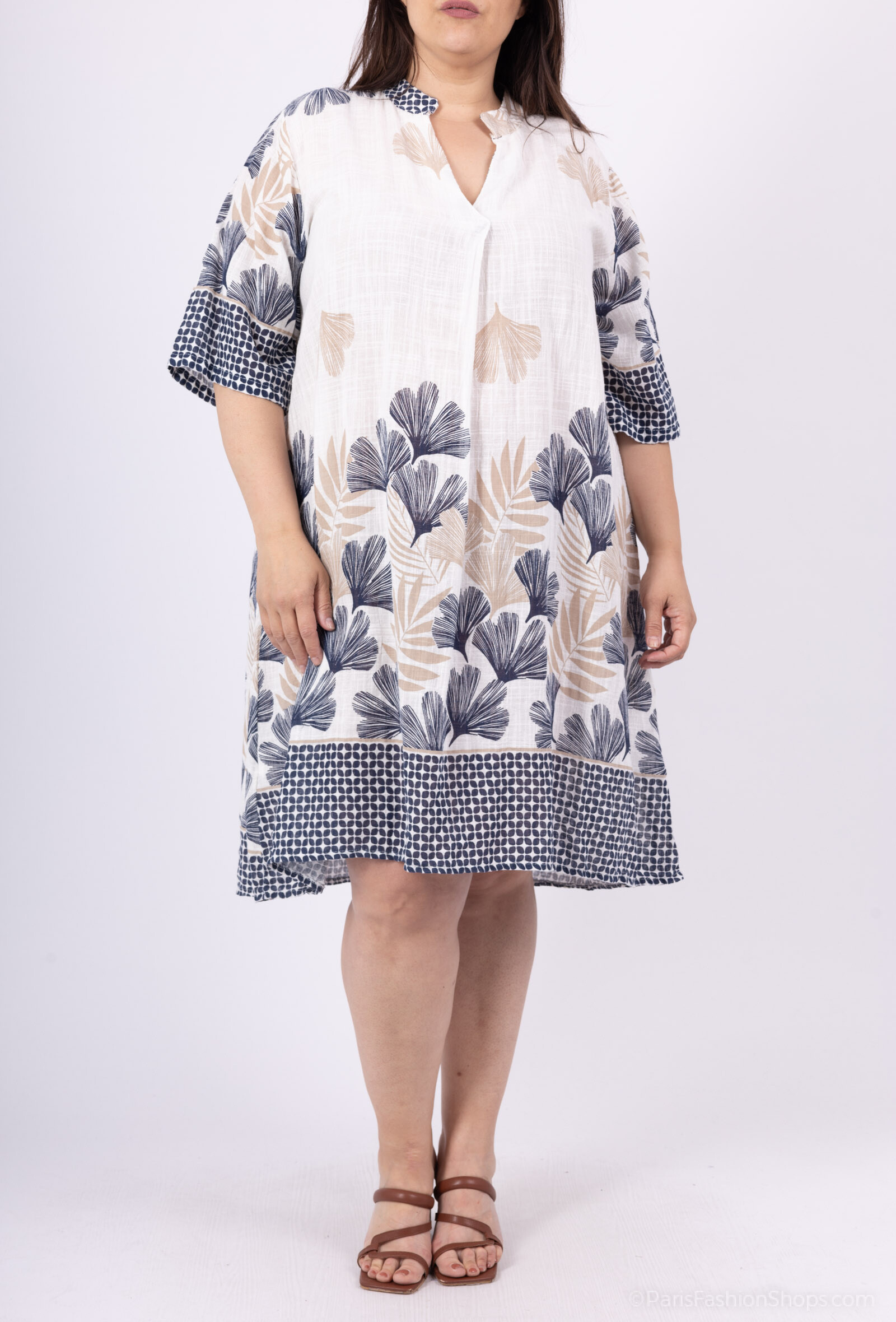 Mayorista D&L CREATION - Vestido de aderezo de flores de flores T38 T50 T50