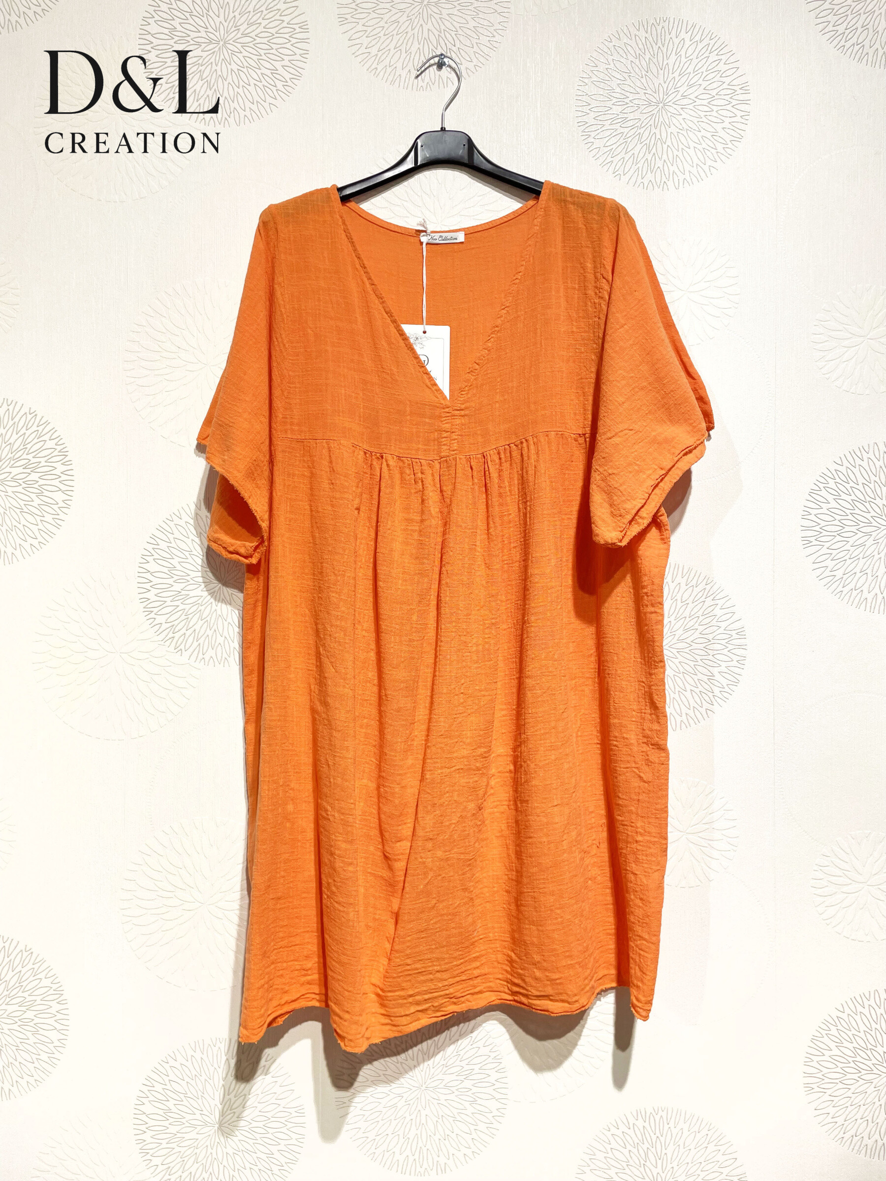 Mayorista D&L CREATION - Vestido corto grande V T38 a T52