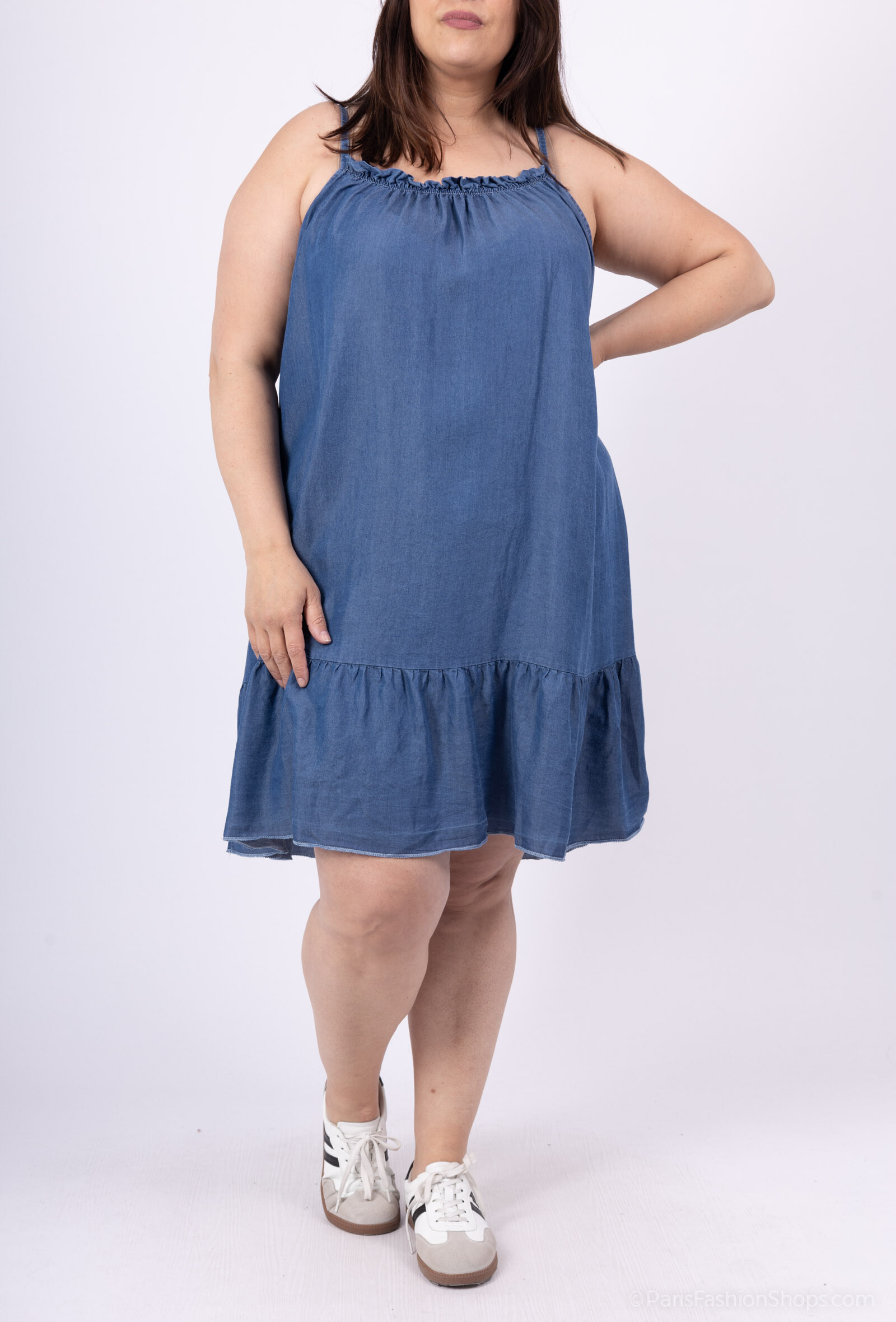 Mayorista D&L CREATION - Mid-longitud en jeans Tencel T38 en T50