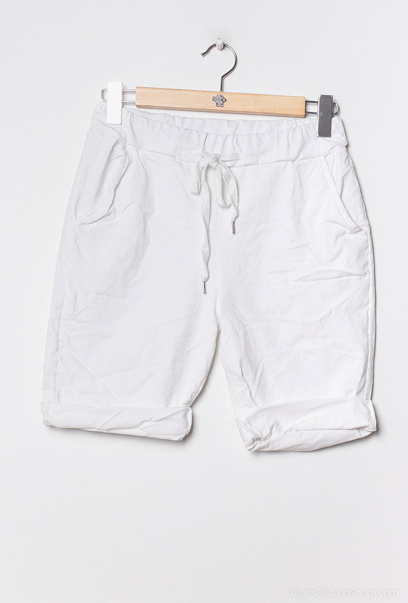 Grossiste D&L CREATION - Short uni avec lacet