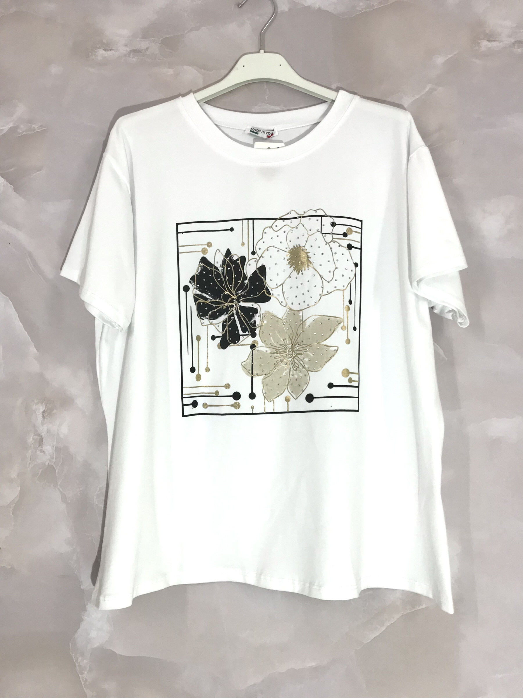 Großhändler D&L Creation - T-Shirt aus Baumwolldruck dehnen