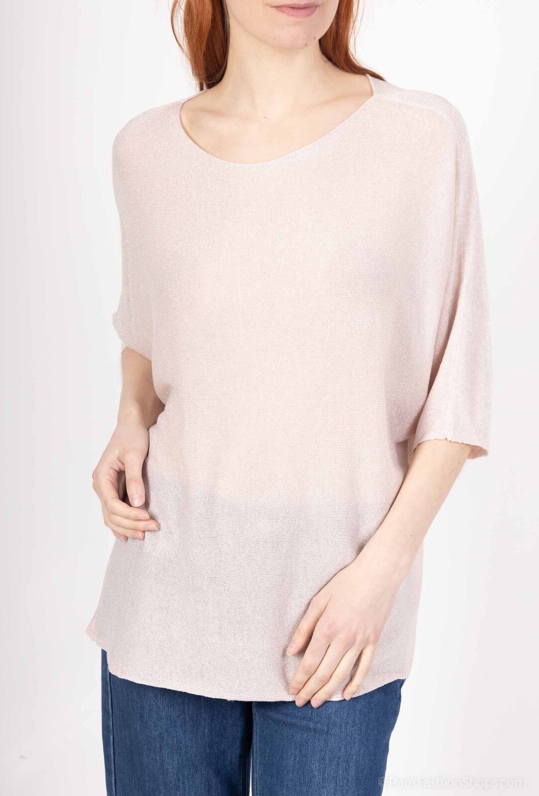 Grossista D&Z Fashion - T-shirt oversize in Lurex