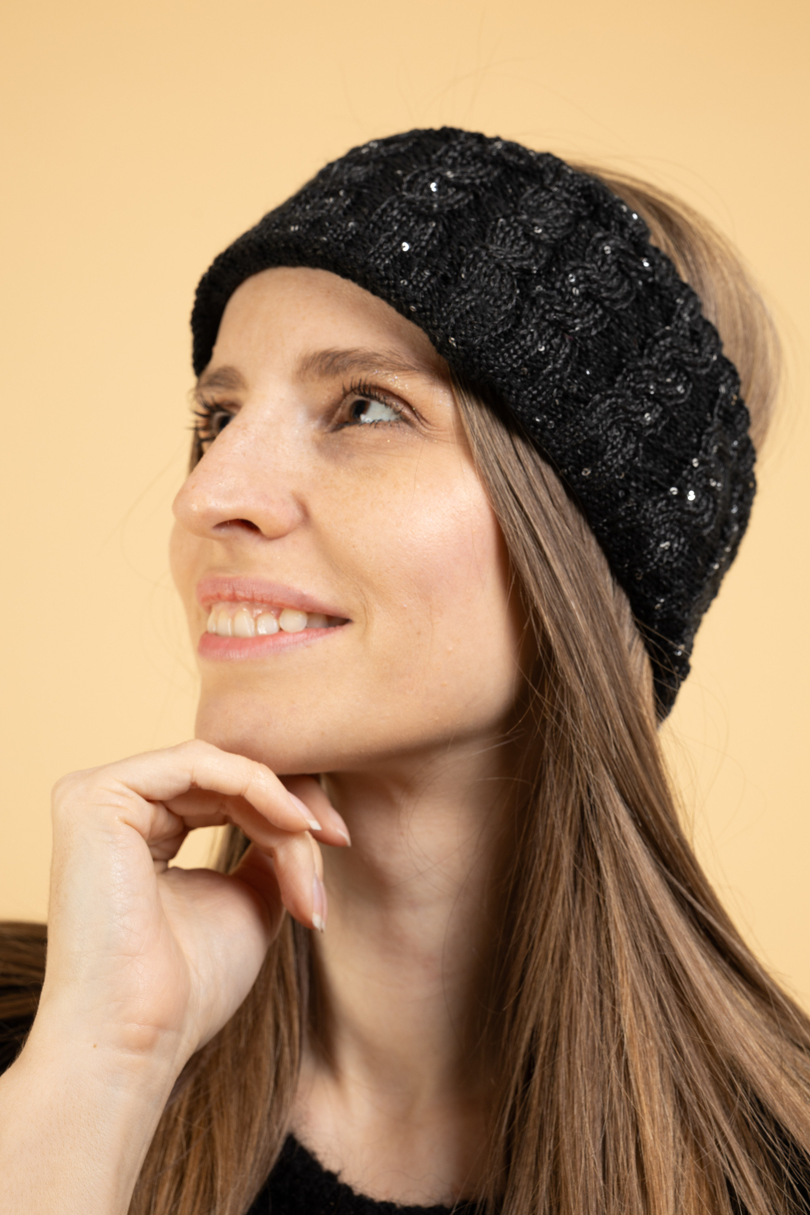 Wholesaler Da Fashion - Shimmering sequin headband beanie