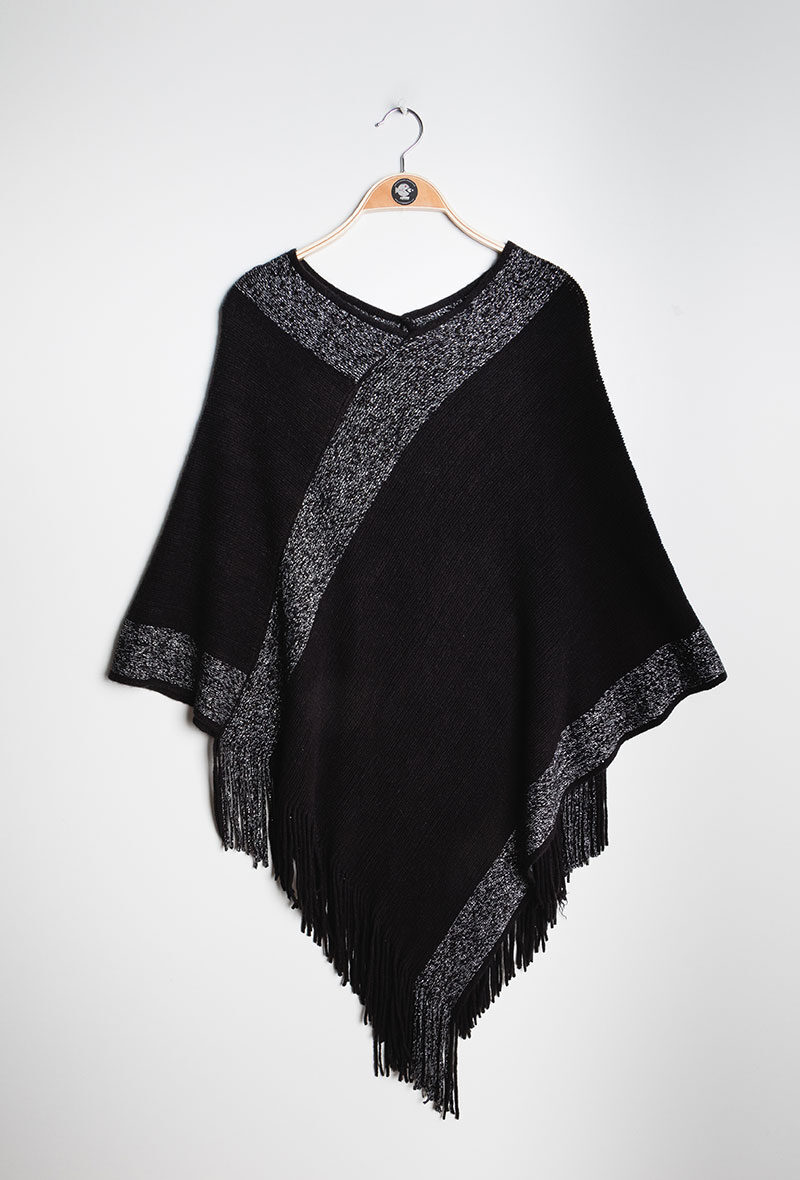 Wholesaler Da Fashion - Shiny poncho