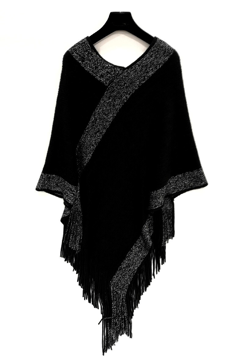 Wholesaler Da Fashion - Shiny poncho