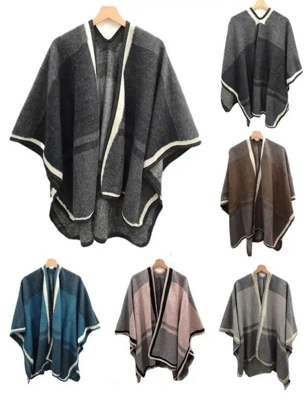 Grossista Da Fashion - Poncho invernale oversize