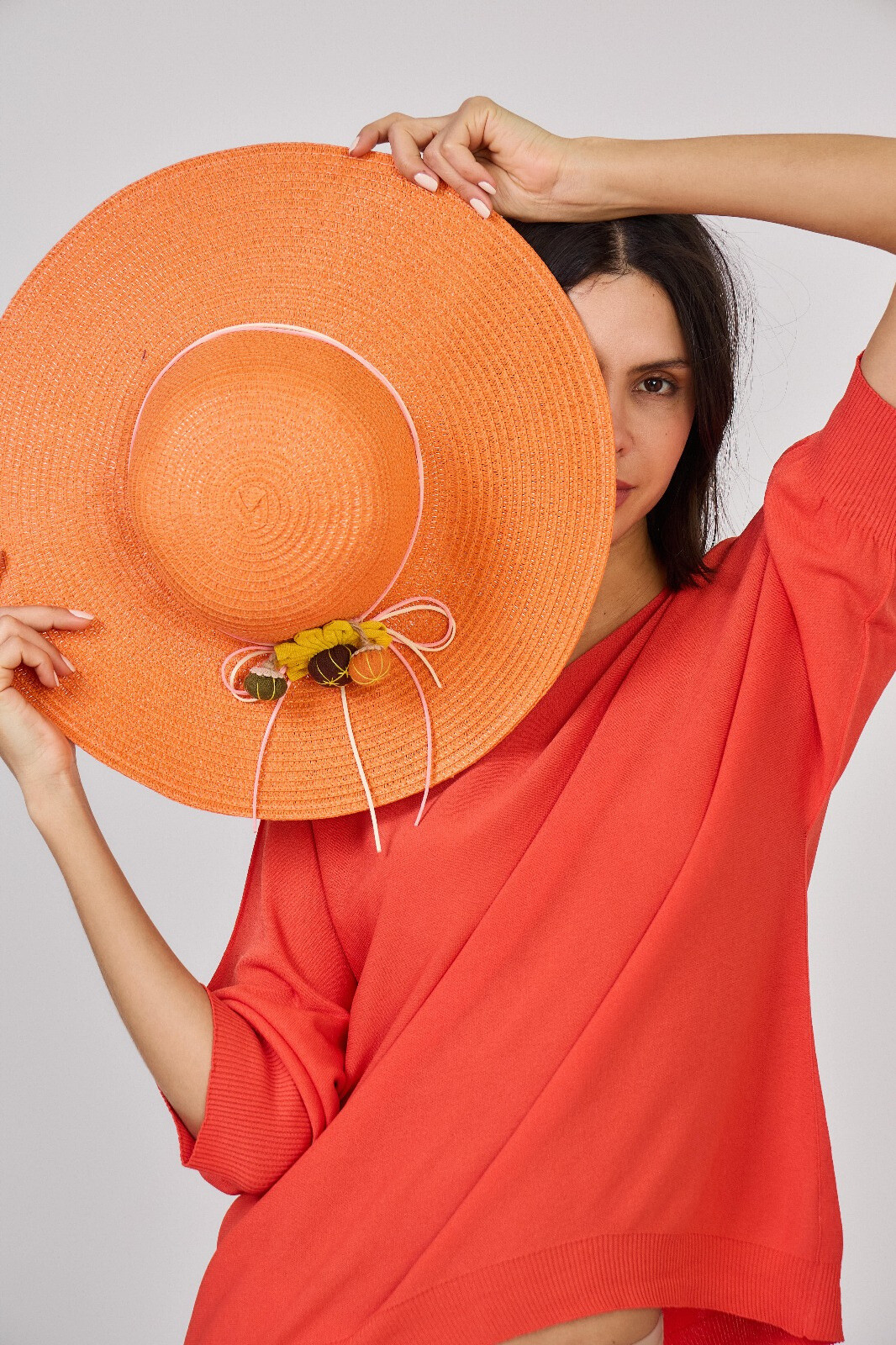 Wholesaler Da Fashion - Sunflower pattern hat