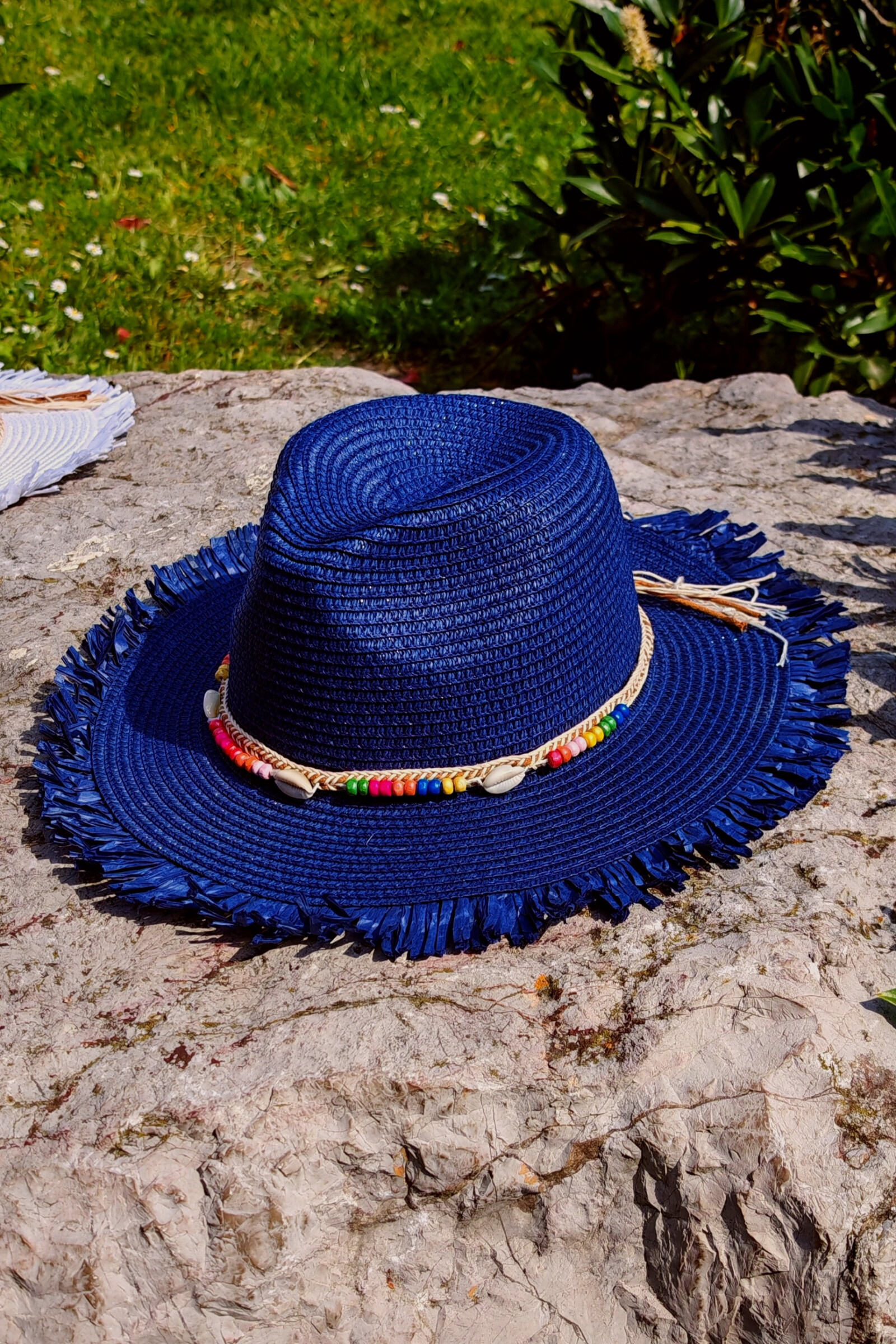 summer hat Borsalino Pearl - Navy - 1 - large format