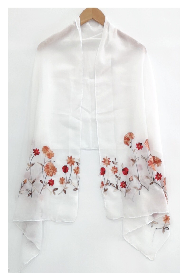 Wholesaler Da Fashion - embroidered scarf