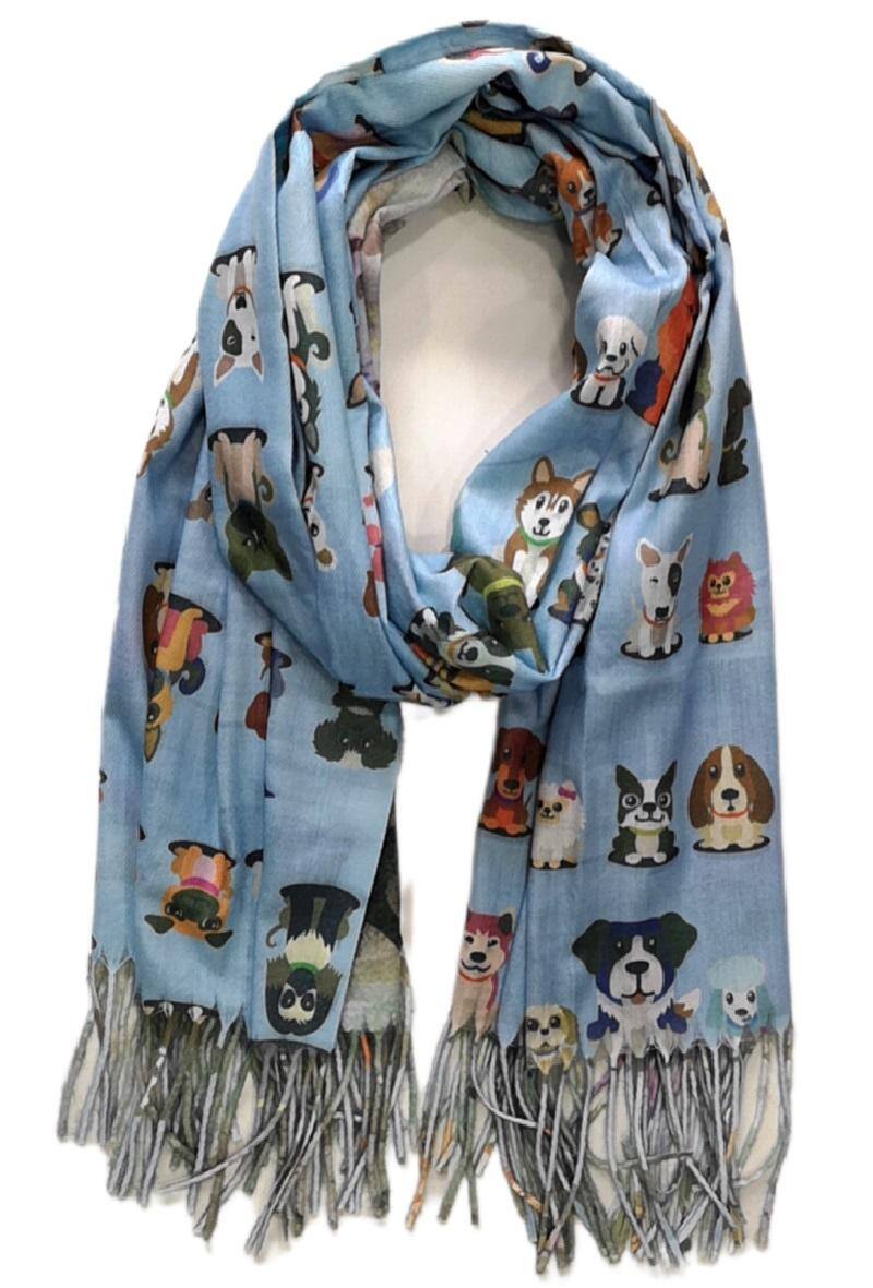 Mayorista Da Fashion - Mantón doble cara estampado paisaje 2 caras