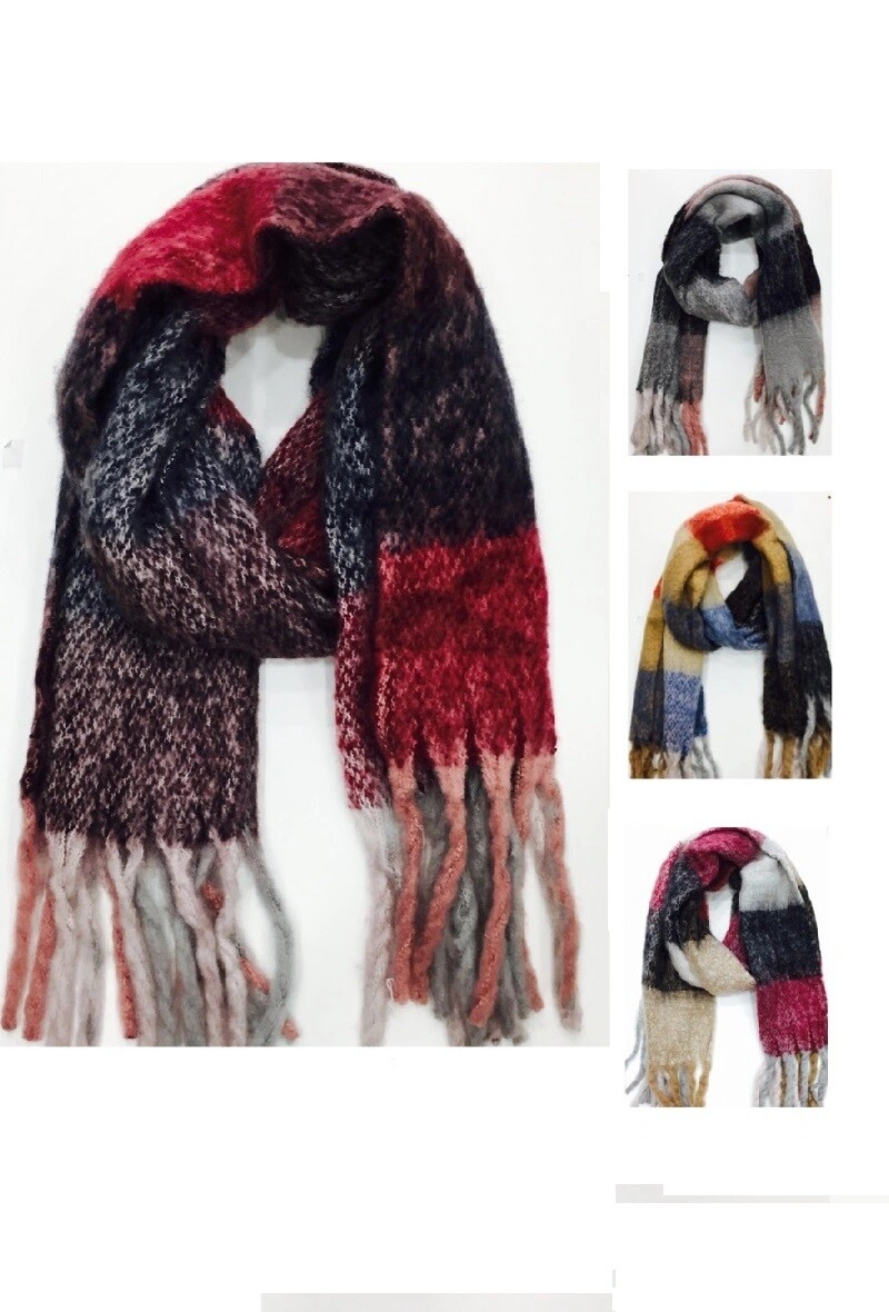 Grossiste Da Fashion - écharpe Châle hiver doux et soyeux