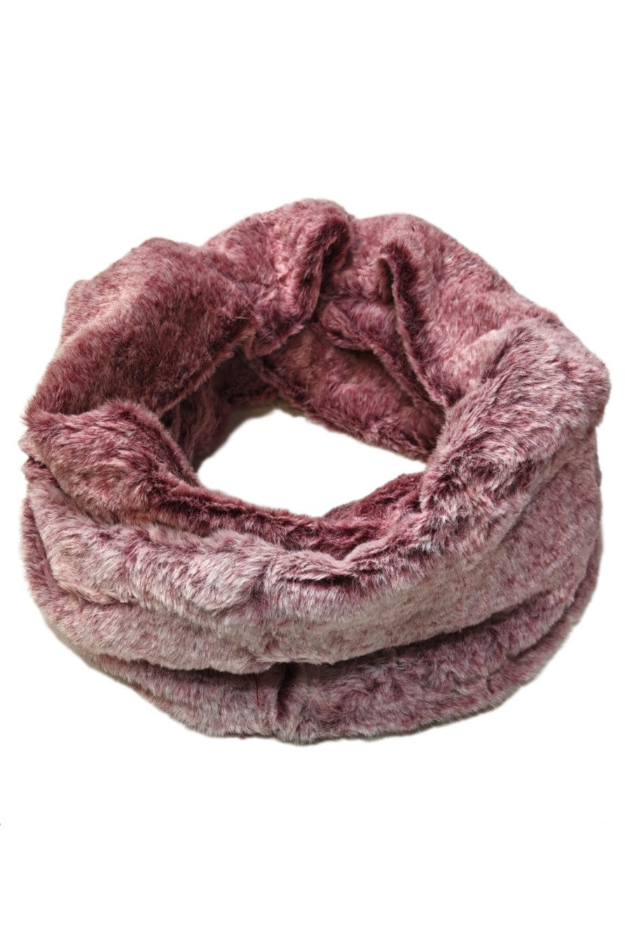 Grossiste Da Fashion - Tour de cou fausse fourrure fuchsia