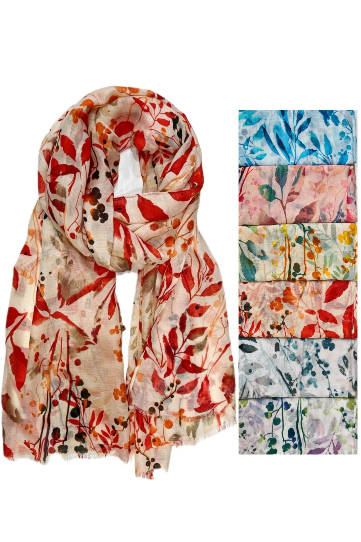 Wholesaler Da Fashion - stem print scarf