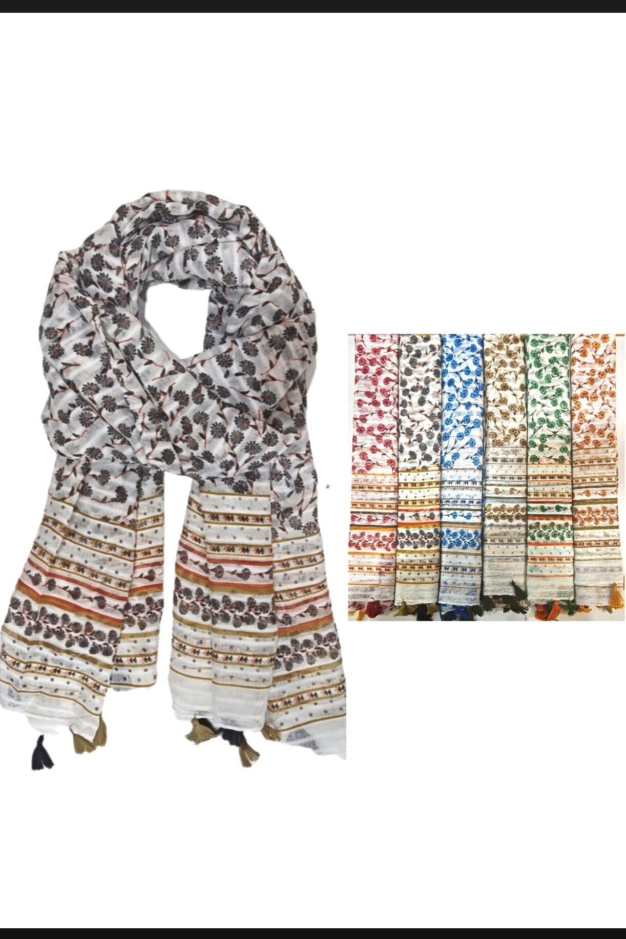 Wholesaler Da Fashion - fringe summer scarf