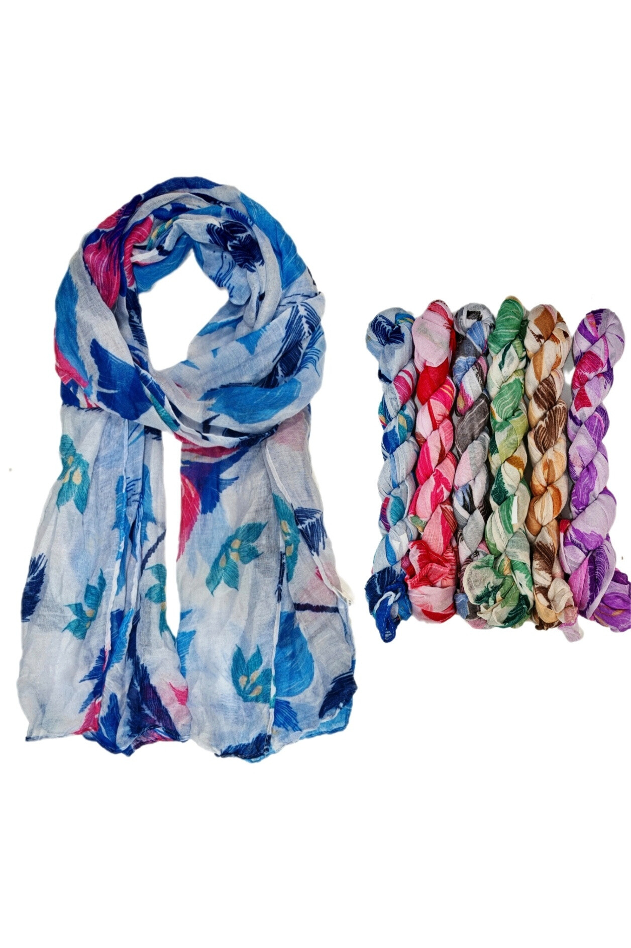 Wholesaler Da Fashion - Small price crumpled scarf