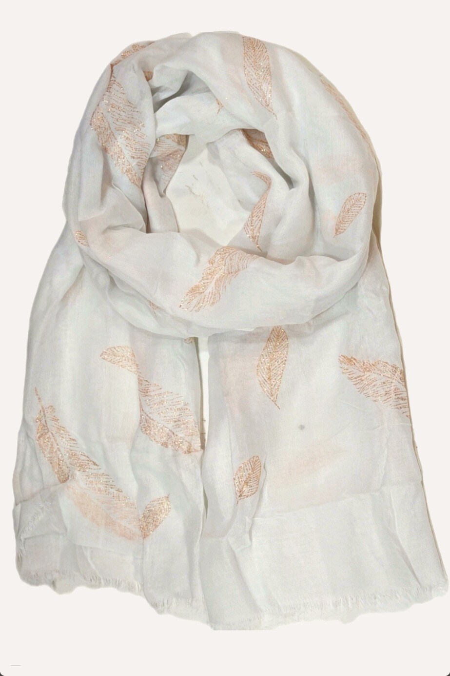 Wholesaler Da Fashion - Golden Pig Plume scarf