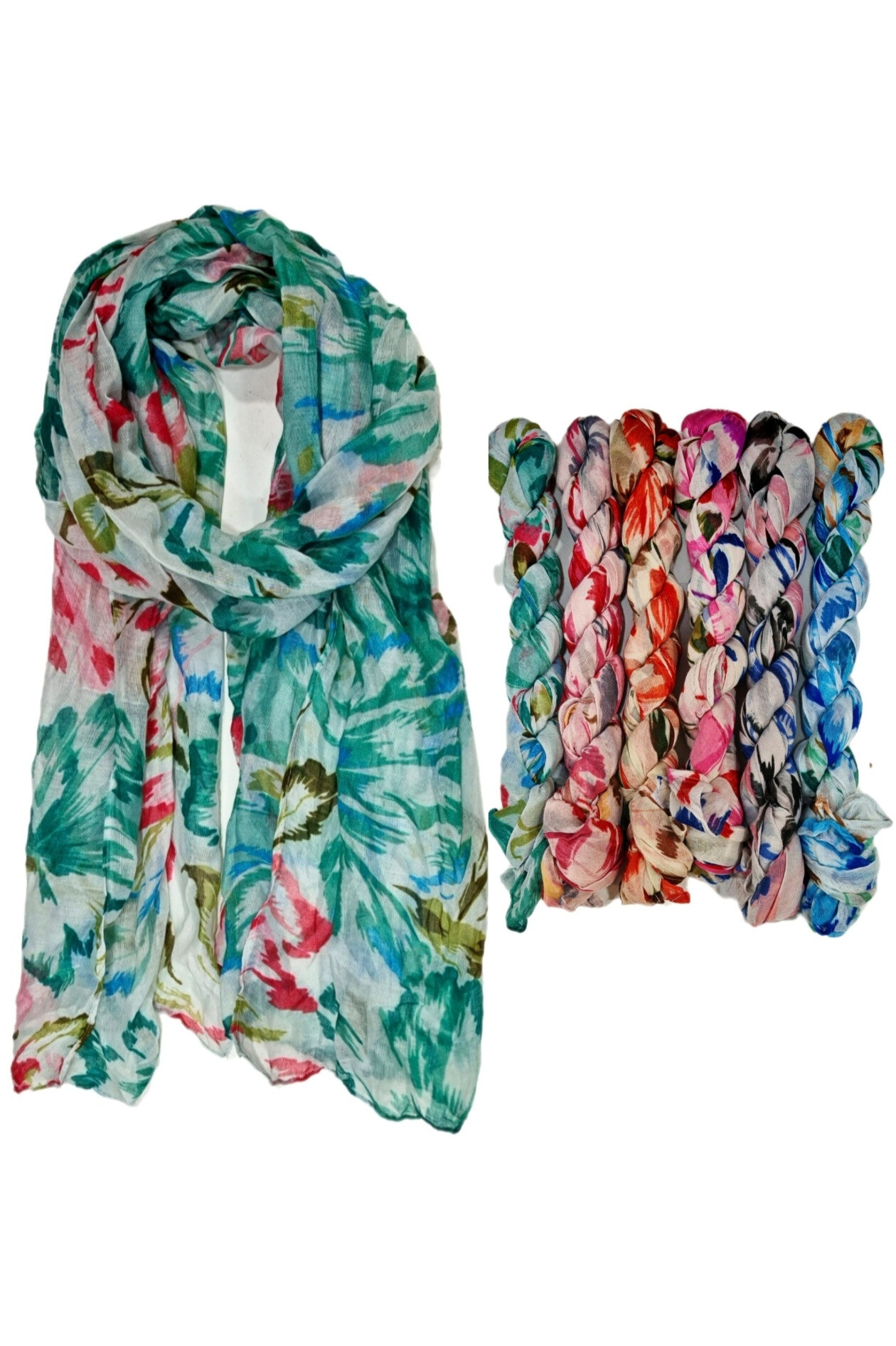Wholesaler Da Fashion - Small price crumpled scarf