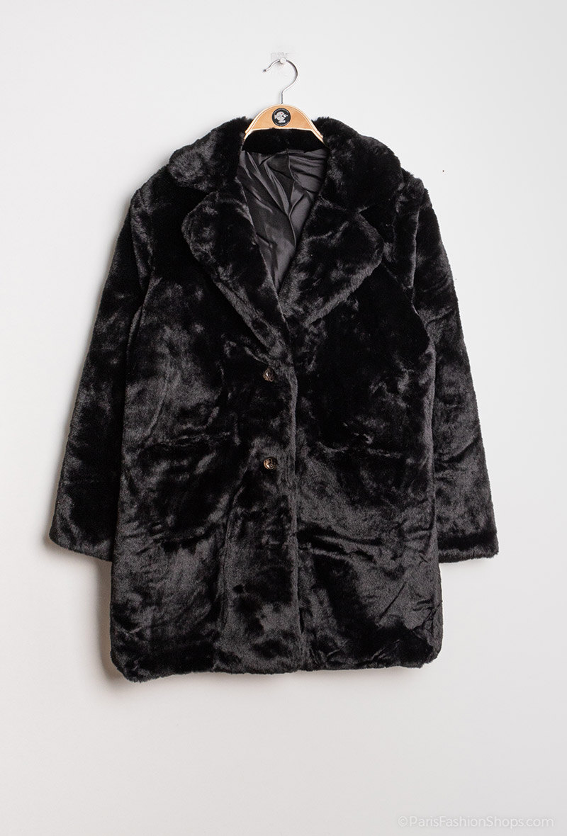 Großhändler Da Fashion - Kunstpelzmantel