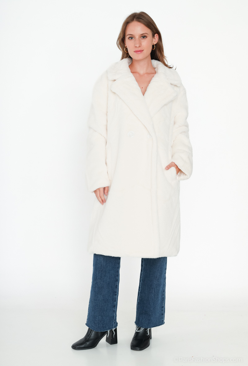 Wholesaler Da Fashion - Faux fur coat