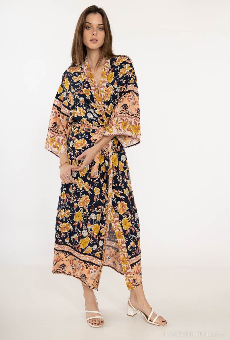 Mayorista Da Fashion - Kimono con cinturón de tela