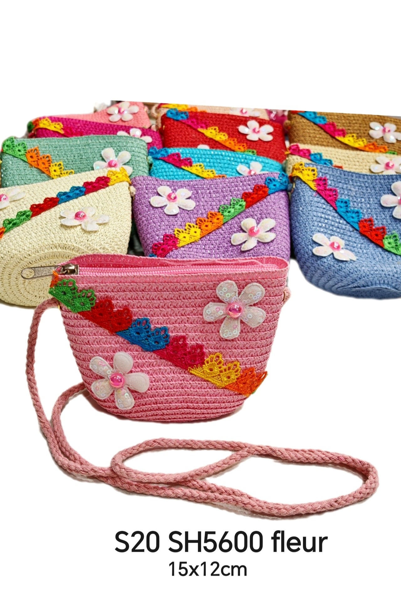 child shoulder bag flower