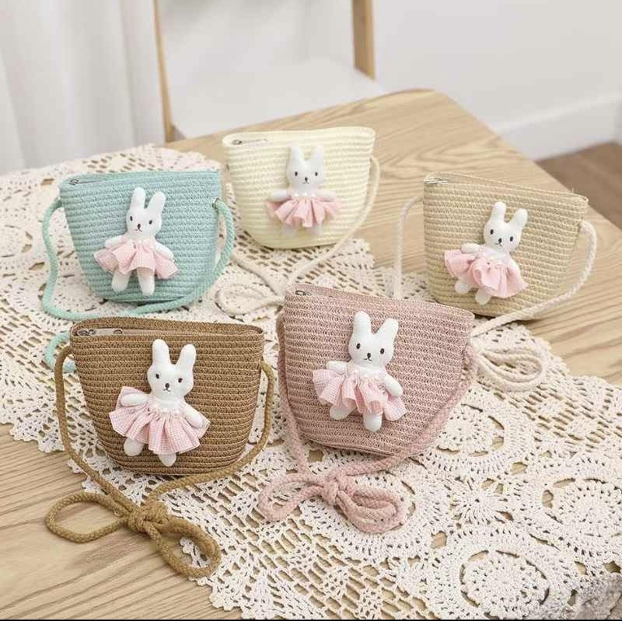Großhändler Da Fashion - Kinder Umhängetasche Blume