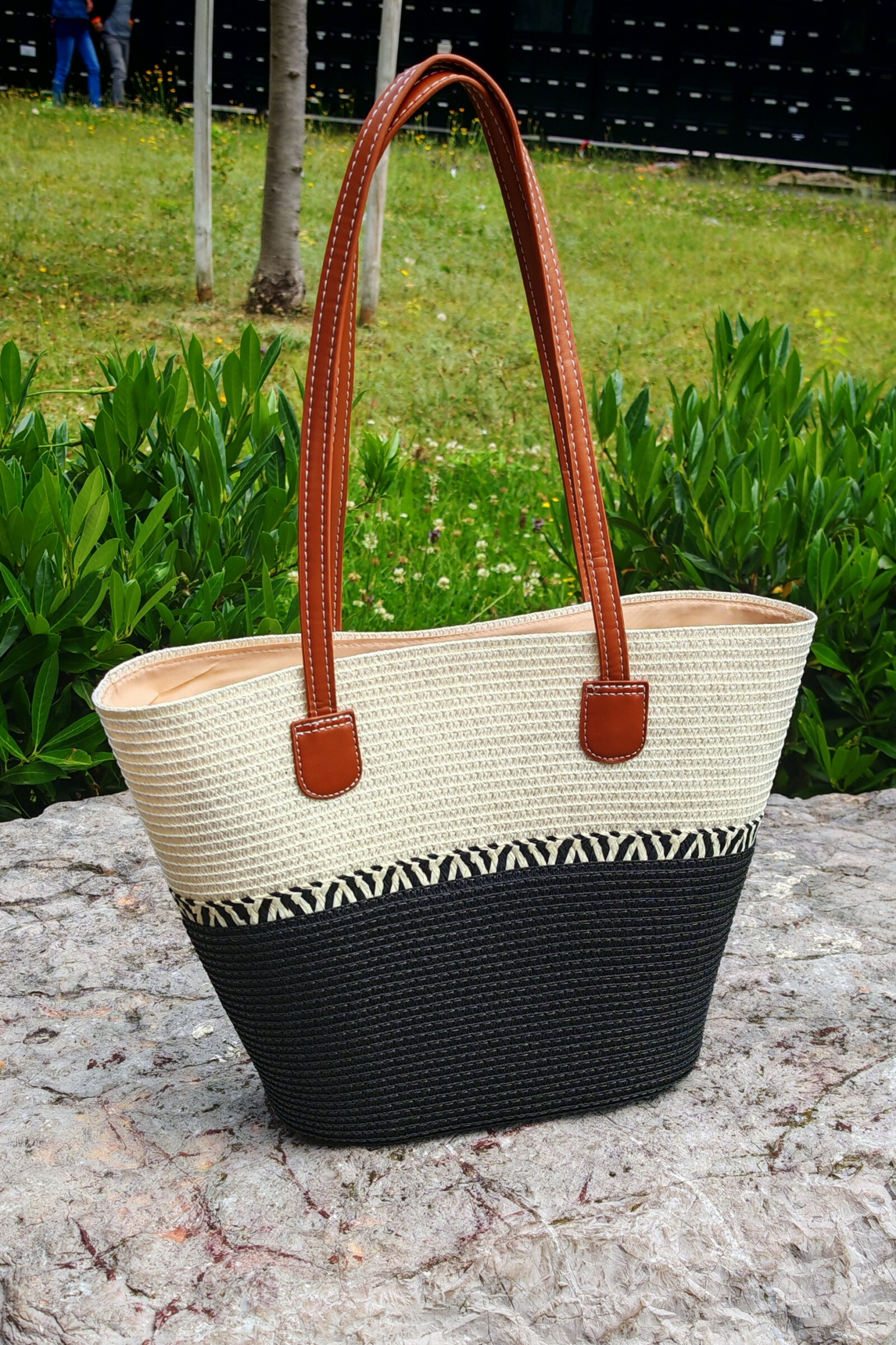 Grossista Da Fashion - borsa da spiaggia estiva nera