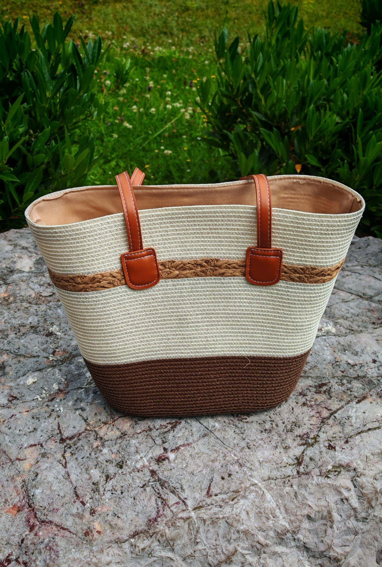 Grossista Da Fashion - borsa da spiaggia marrone