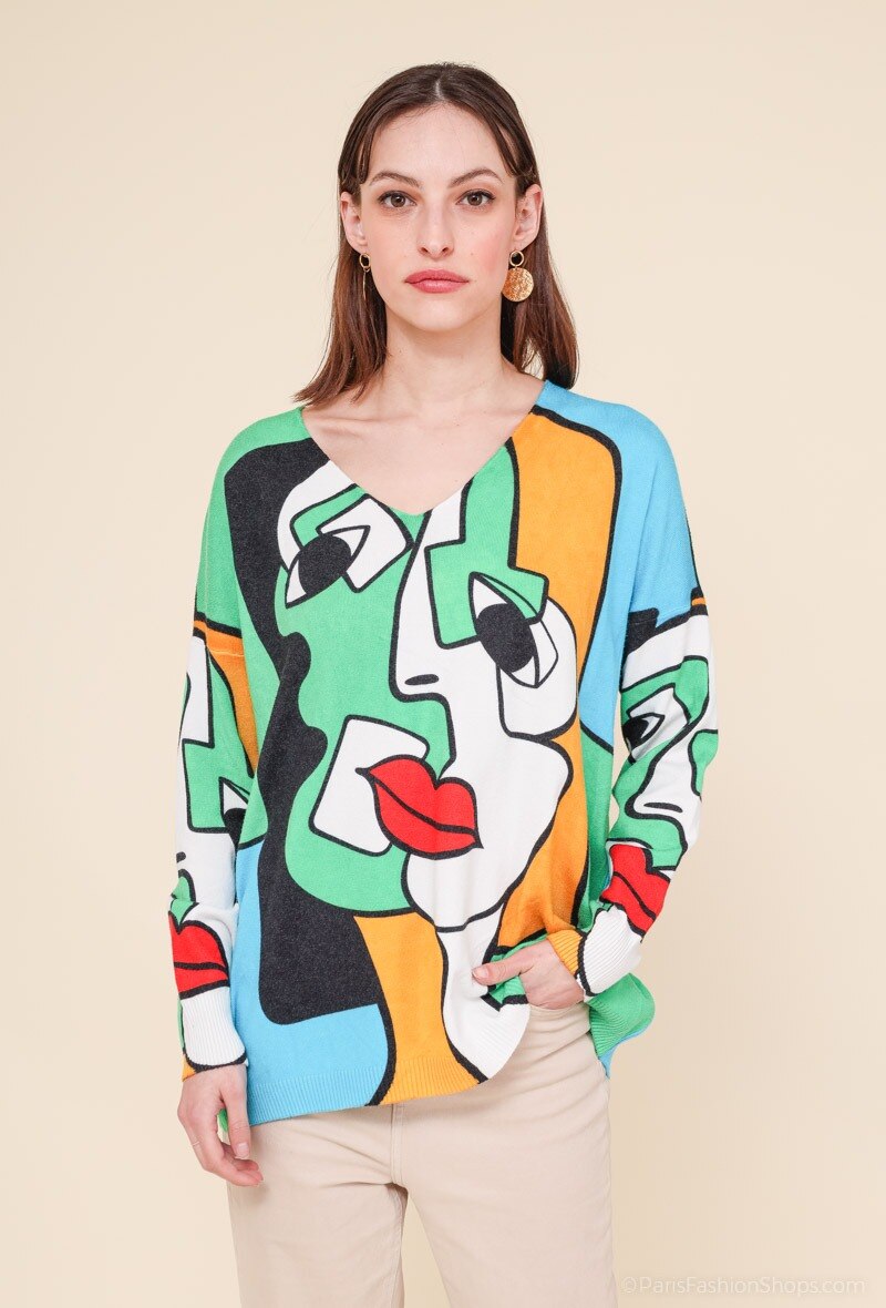 Wholesaler DAMOD - Sweater print