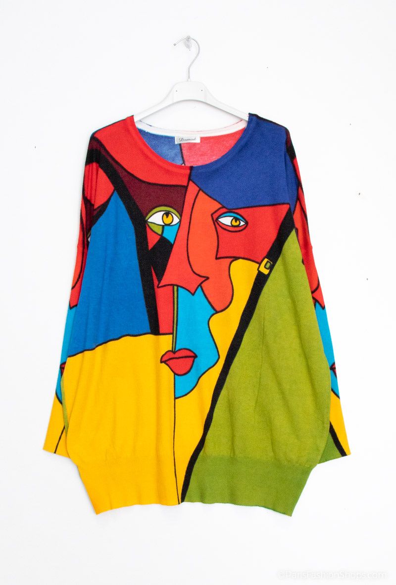 Wholesaler DAMOD - plus size printed sweaters