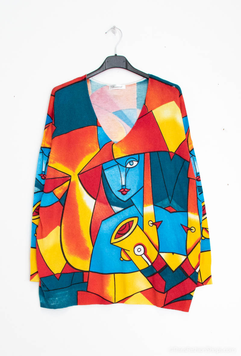 Wholesaler DAMOD - plus size printed sweaters