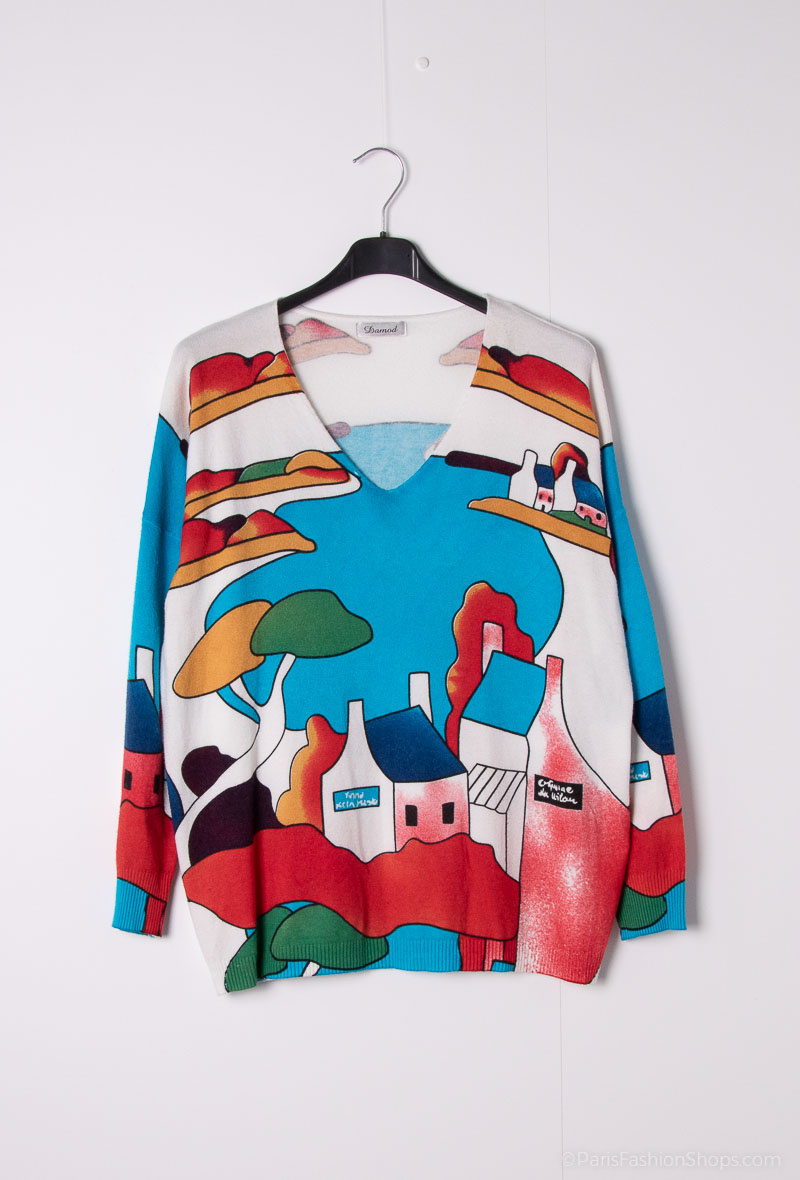 Wholesaler DAMOD - PRINTED SWEATER