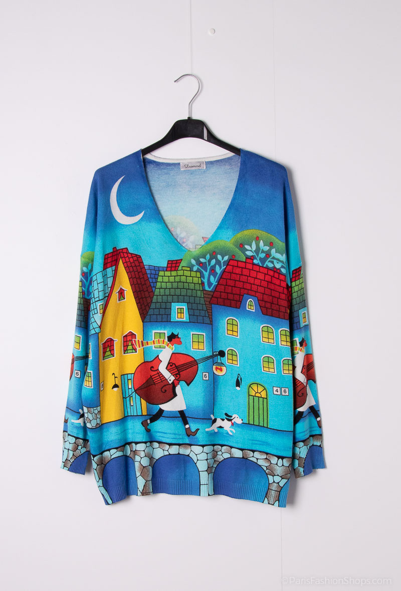 Wholesaler DAMOD - PRINTED SWEATER