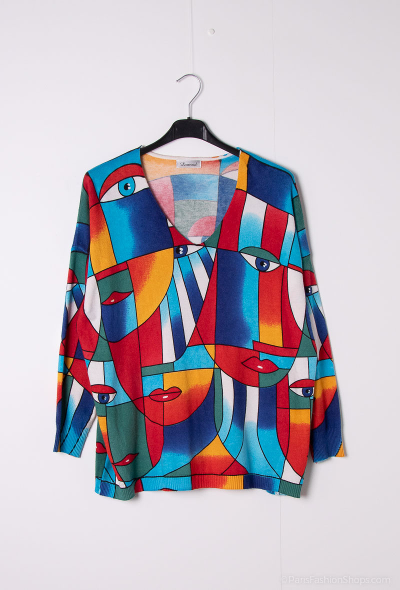 Wholesaler DAMOD - PRINTED SWEATER