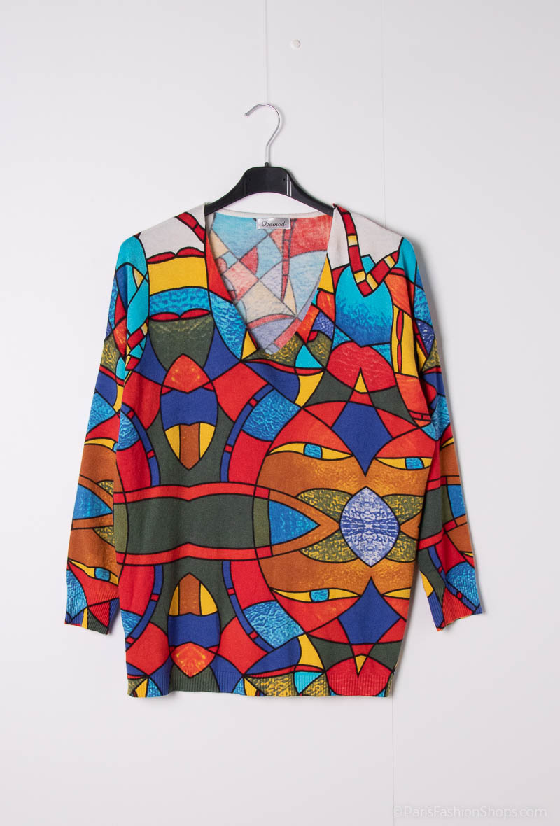 Wholesaler DAMOD - PRINTED SWEATER