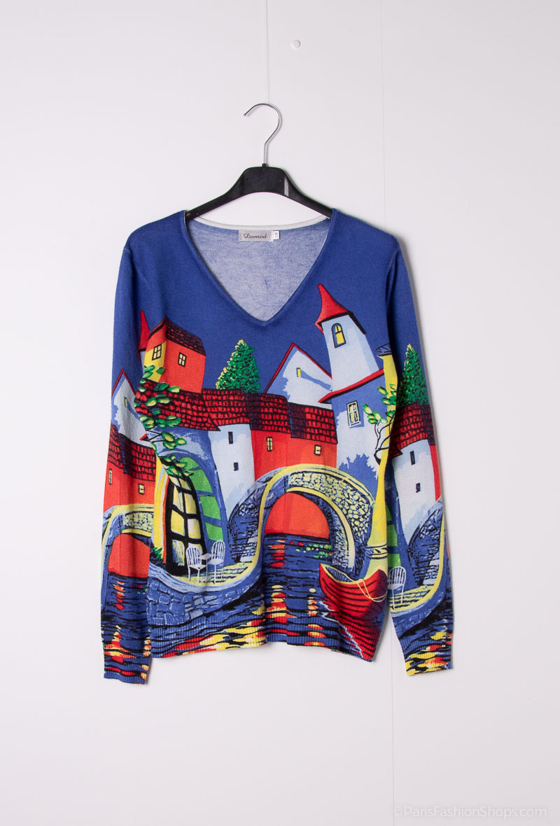 Wholesaler DAMOD - PRINTED SWEATER