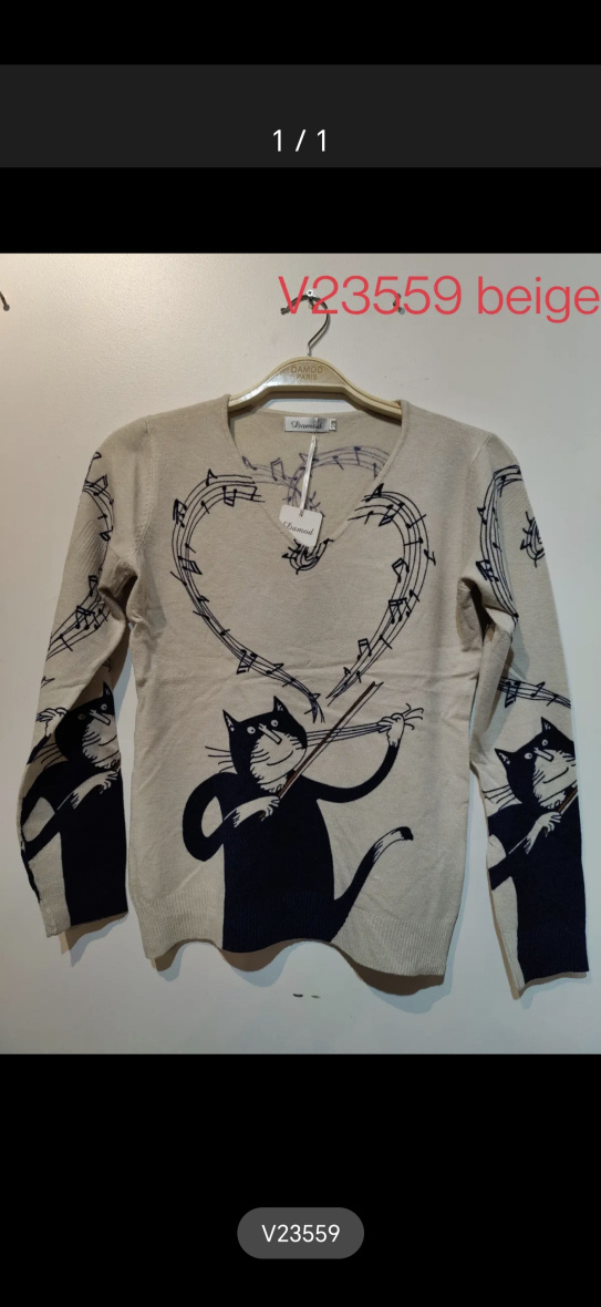 Wholesaler DAMOD - PRINTED SWEATER
