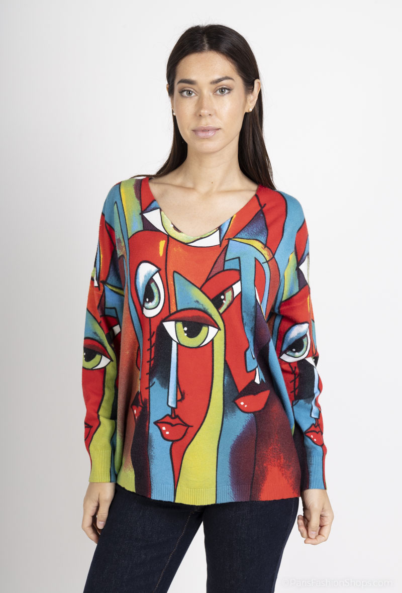 Wholesaler DAMOD - PRINTED SWEATER