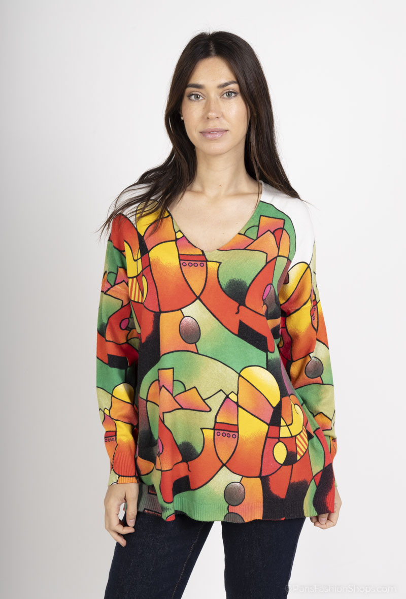 Wholesaler DAMOD - PRINTED SWEATER