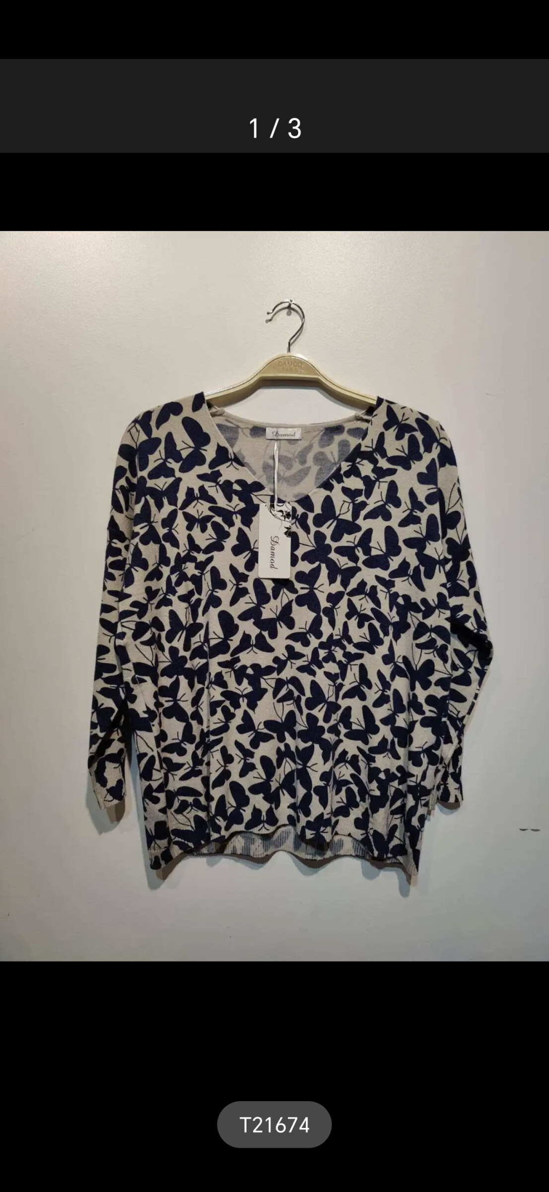 Wholesaler DAMOD - printed sweater