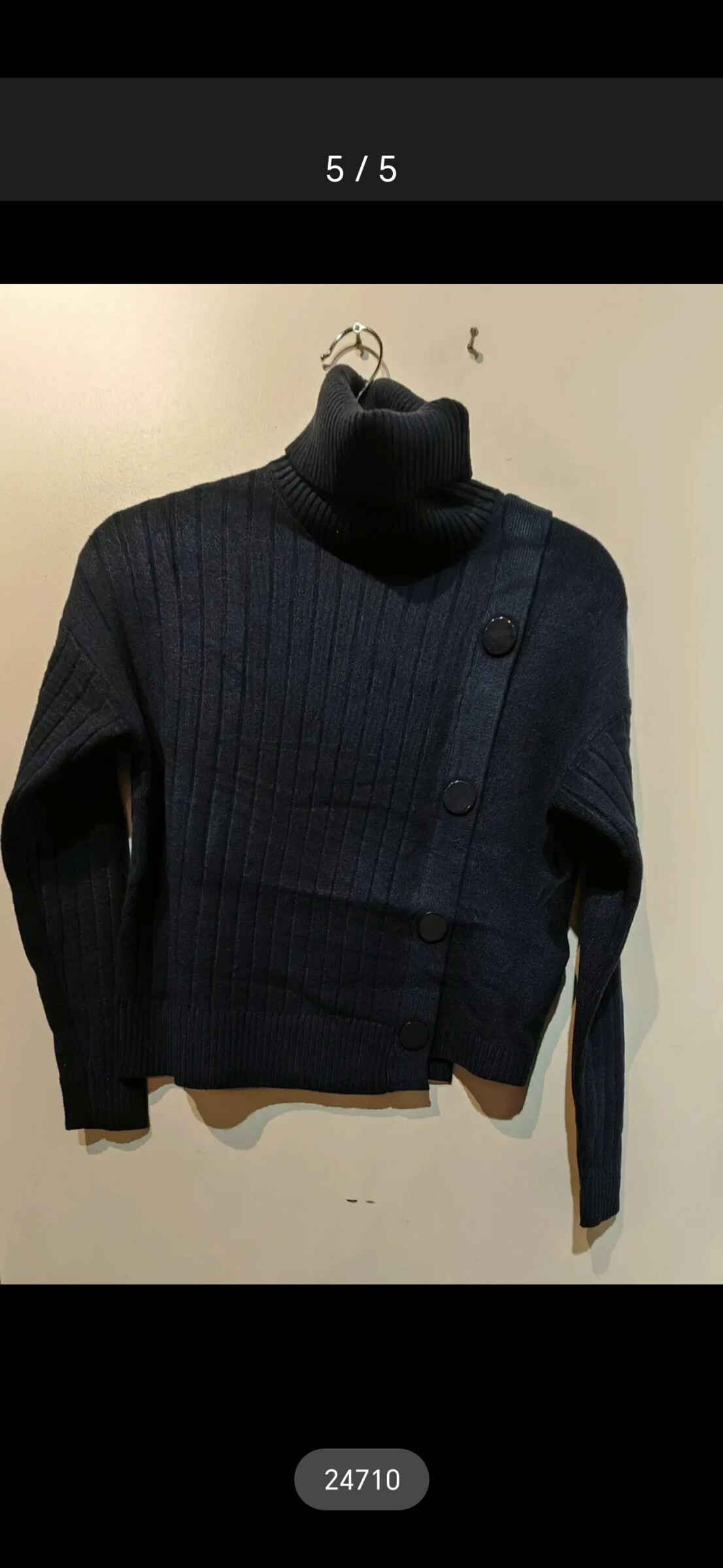 Wholesaler DAMOD - turtleneck sweater with buttons