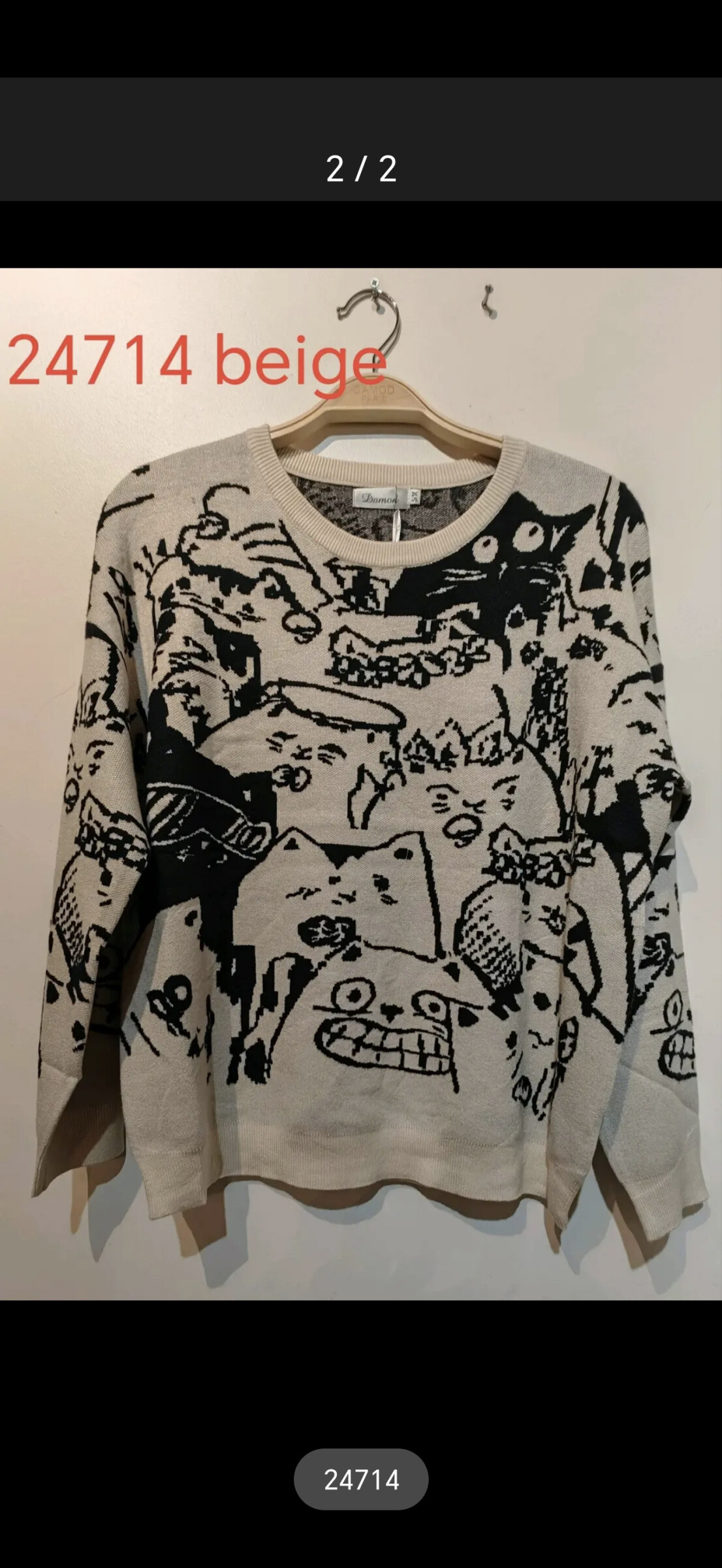 Wholesaler DAMOD - printed sweater